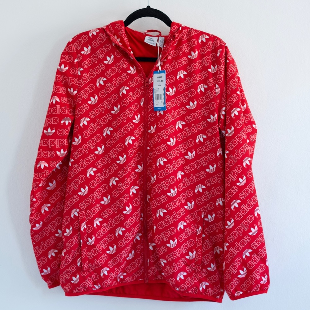 Adidas Originals logo raincoat